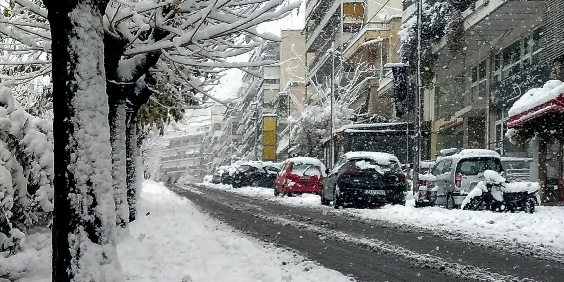 Χιόνια στην Αθήνα
