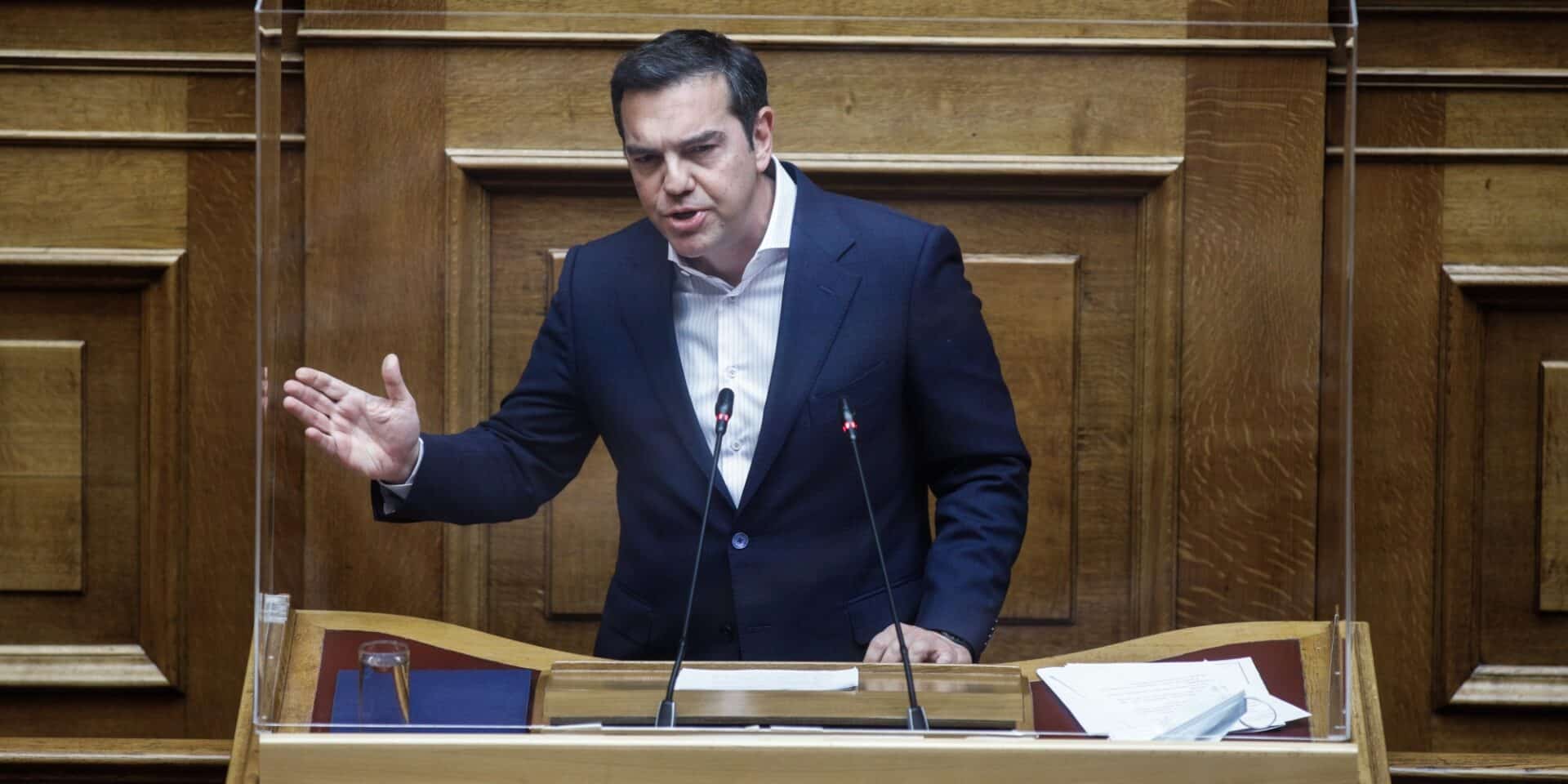 Ο Αλέξης Τσίπρας στη Βουλή