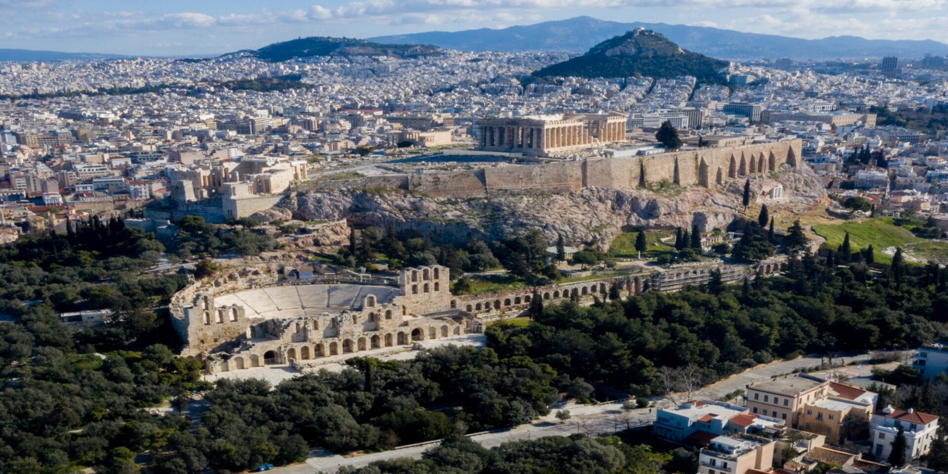 Άποψη της Ακρόπολης και του Ηρωδείου