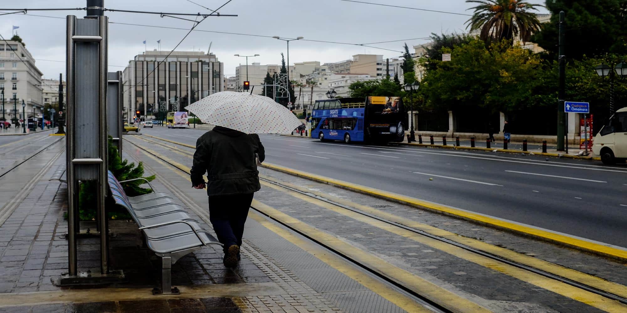 Βροχερός καιρός στην Αθήνα