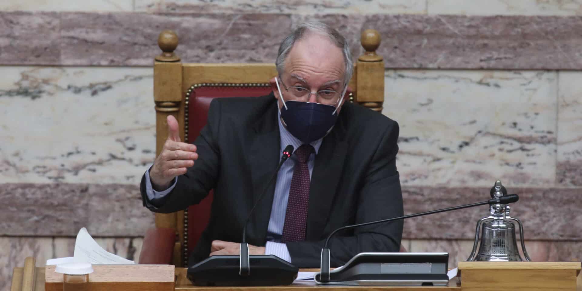 Ο Πρόεδρος της Βουλής Κώστας Τασούλας
