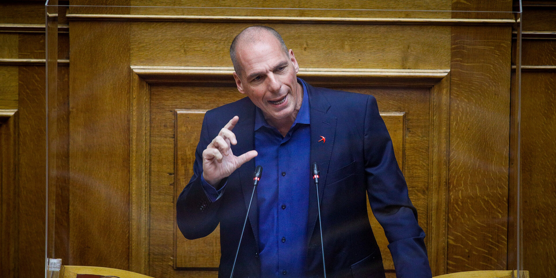 Ο γραμματέας του ΜέΡΑ25, Γιάνης Βαρουφάκης