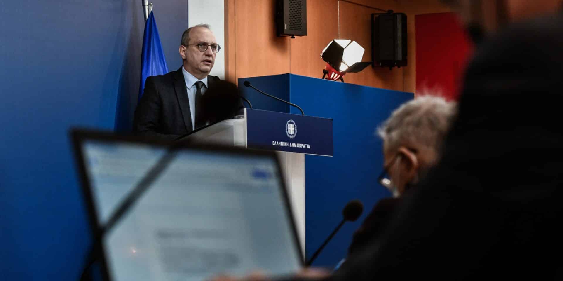 Ο κυβερνητικός εκπρόσωπος Γιάννης Οικονόμου