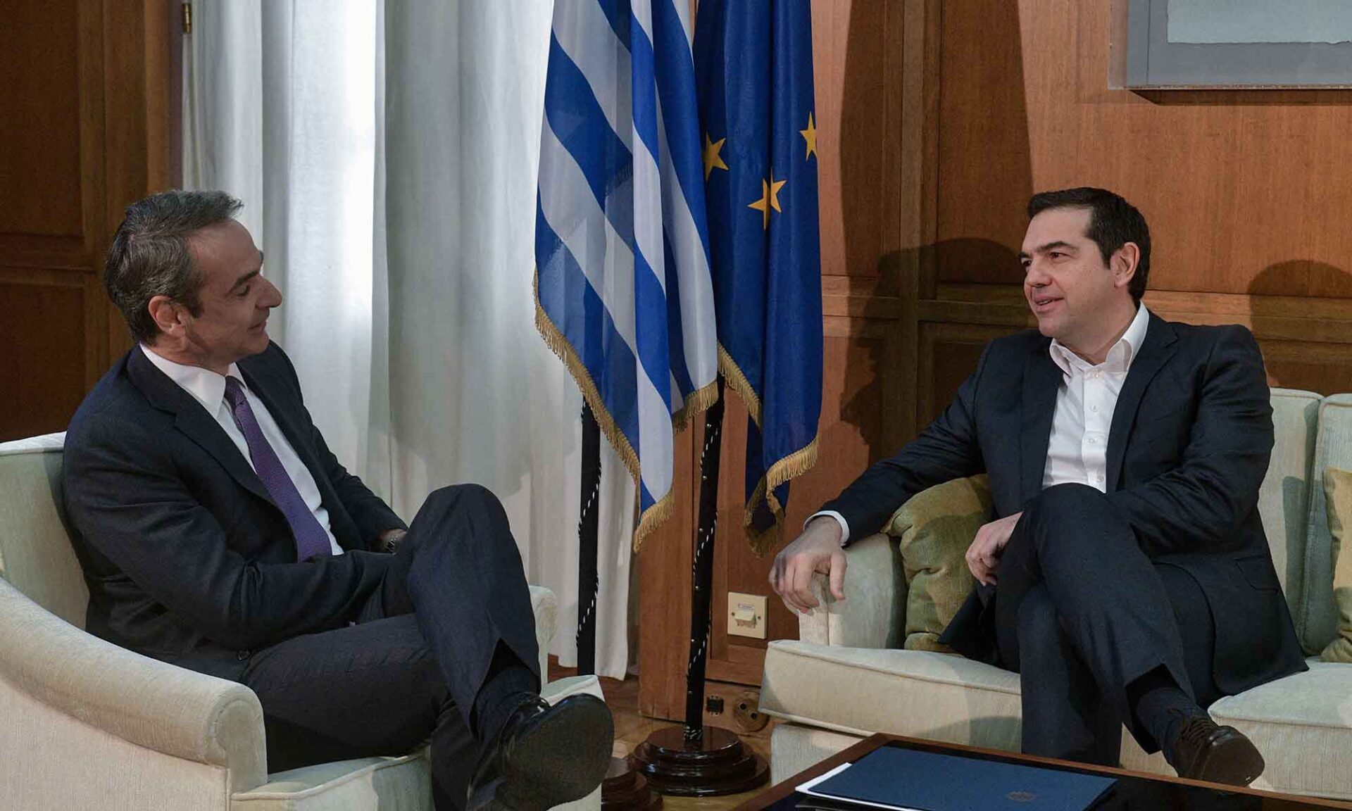 Κυριάκος Μητσοτάκης, Αλέξης Τσίπρας