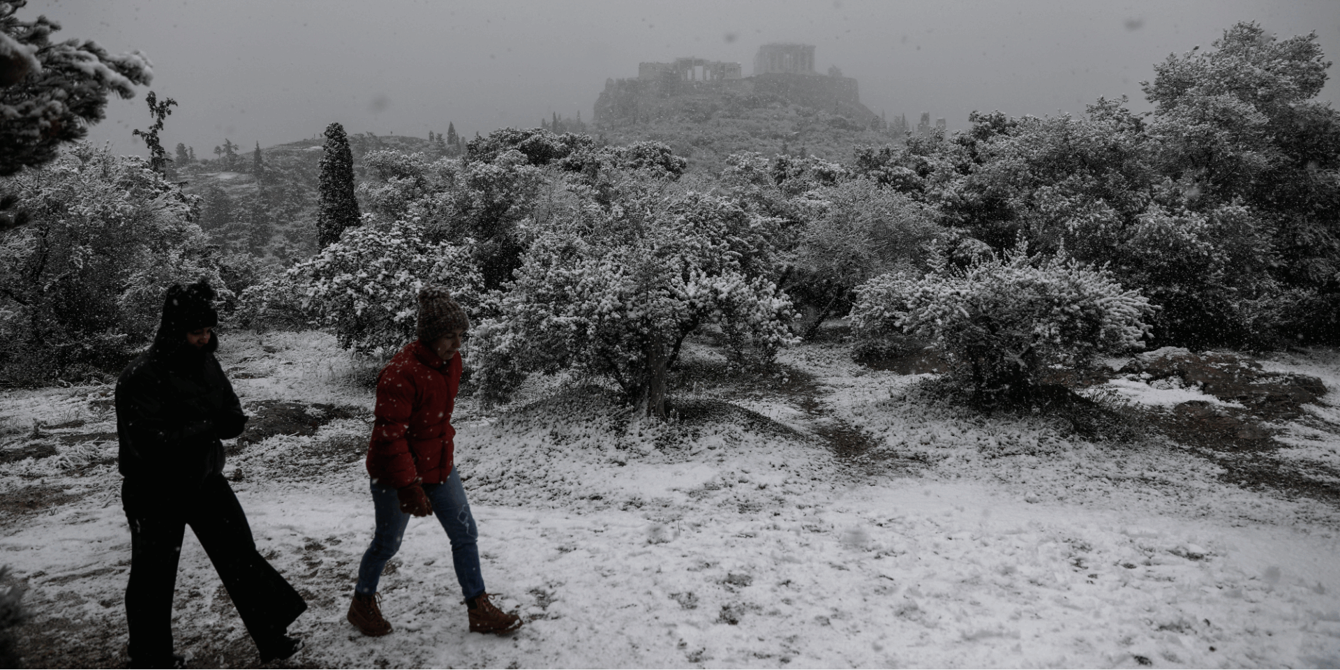 Χιόνι στην Αθήνα