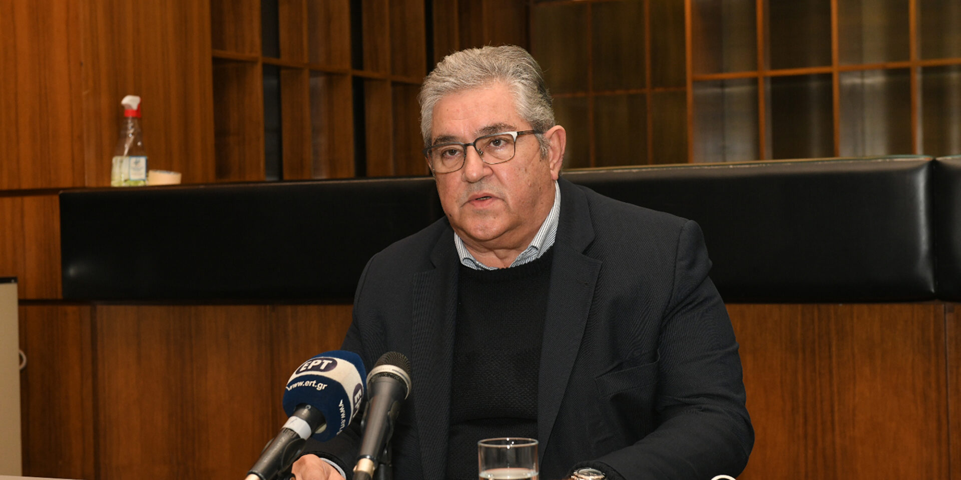 Ο πρόεδρος του ΚΚΕ, Δημήτρης Κουτσούμπας