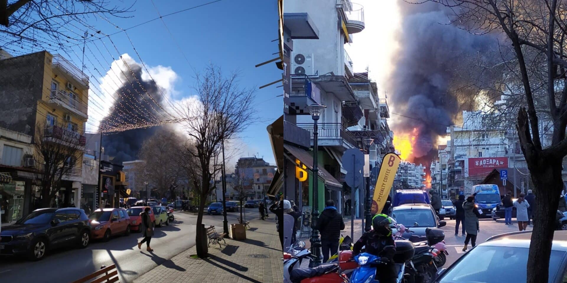 Ξάνθη: Φωτιά σε καπναποθήκες
