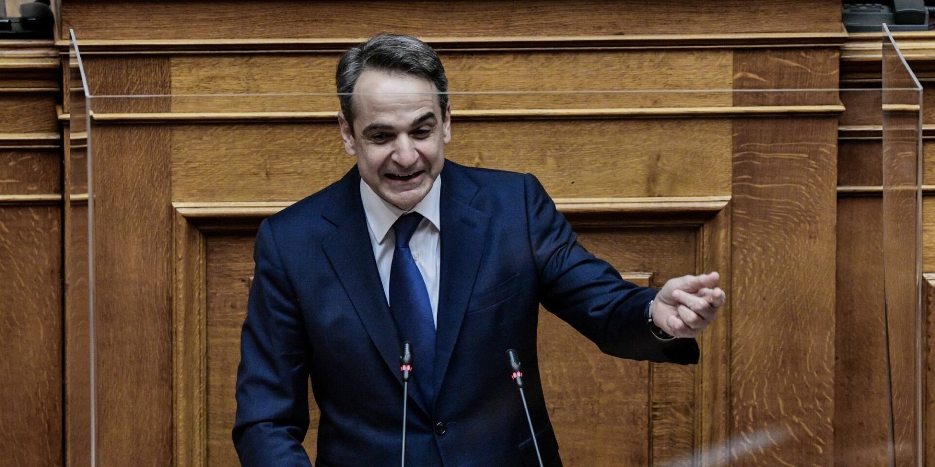 O Κυριάκος Μητσοτάκης / Φωτογραφία: Eurokinissi