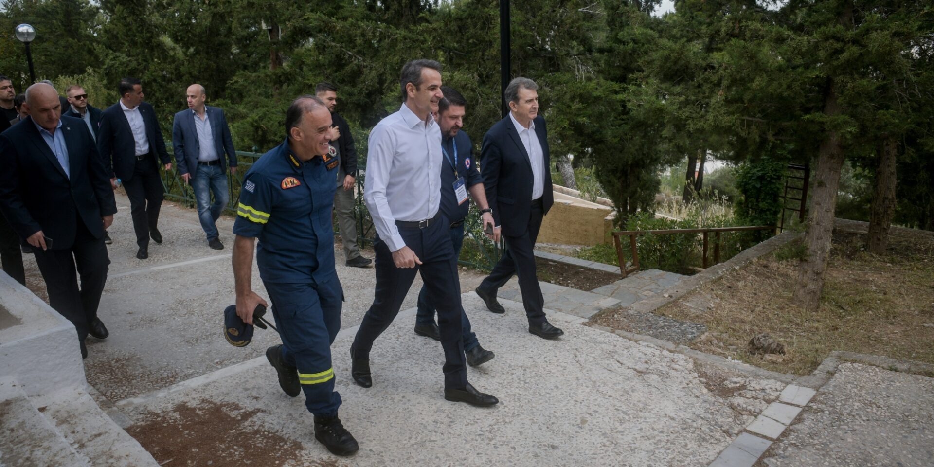 Κυριάκος Μητσοτάκης και Στέφανος Κολοκούρης