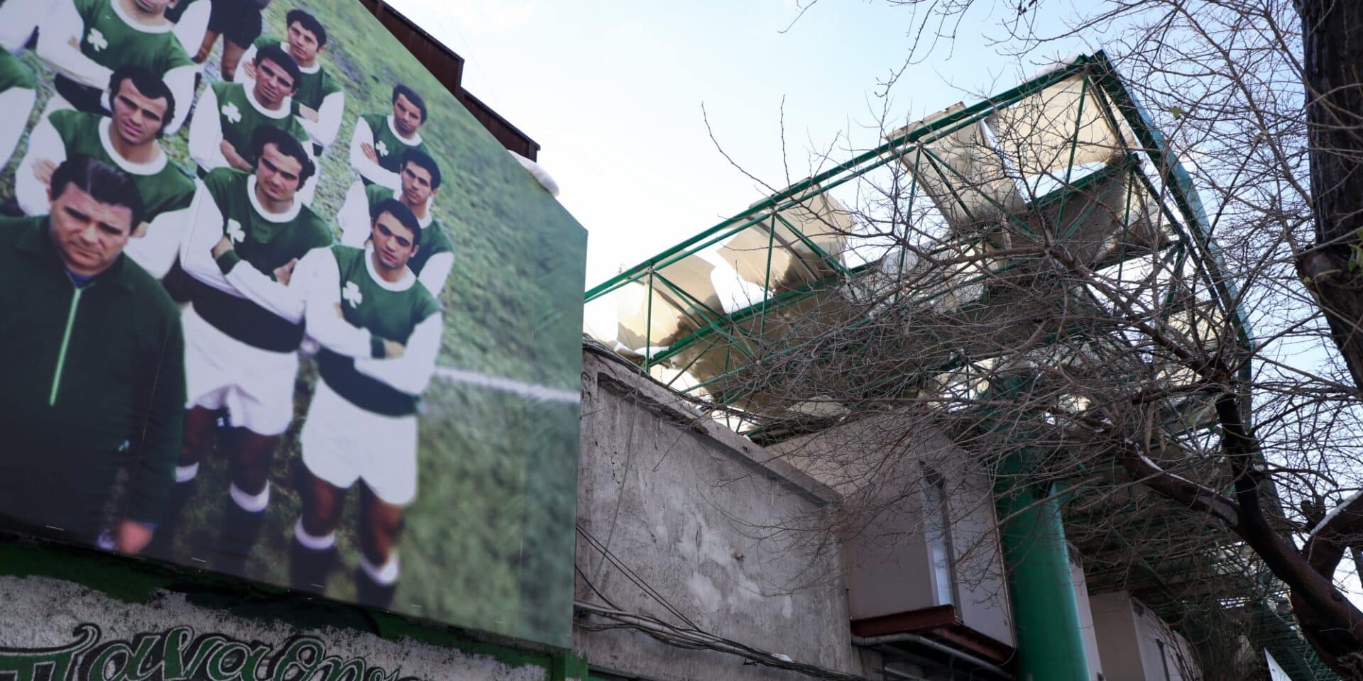 Ζημιές στο στέγαστρο στο γήπεδο του Παναθηναϊκού