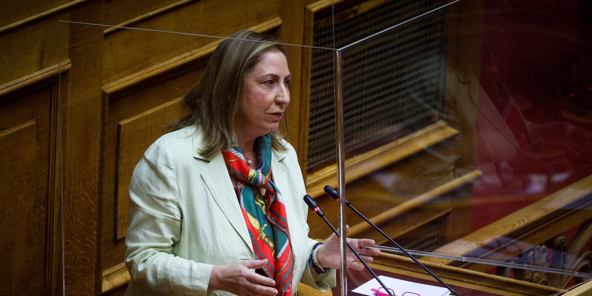 Η βουλευτής ΣΥΡΙΖΑ, Μαριλίζα Ξενογιαννακοπούλου