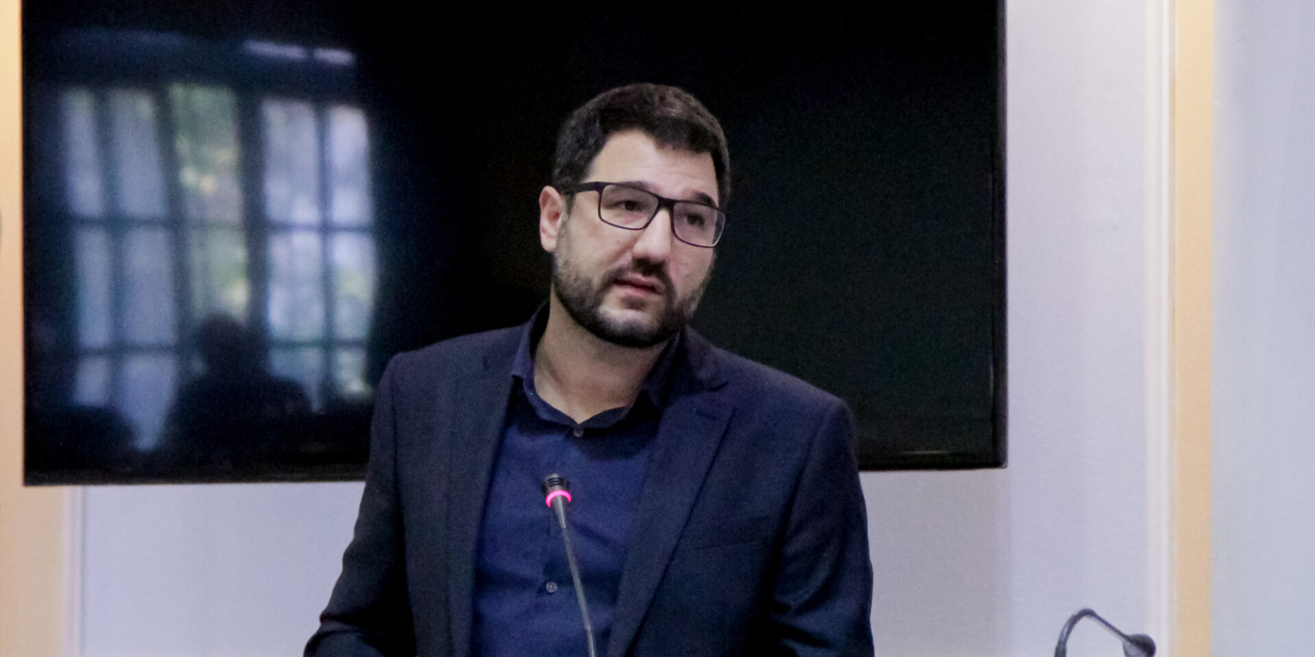 Ο εκπρόσωπος Τύπου του ΣΥΡΙΖΑ-Προοδευτική Συμμαχία, Νάσος Ηλιόπουλος