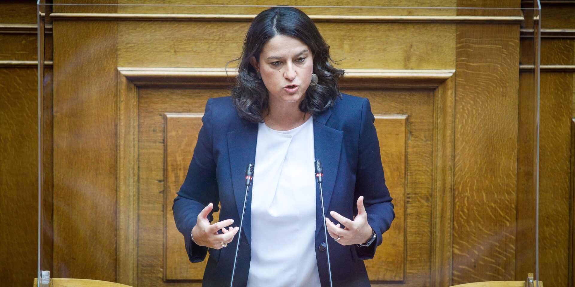 Η υπουργός Παιδείας Νίκη Κεραμέως