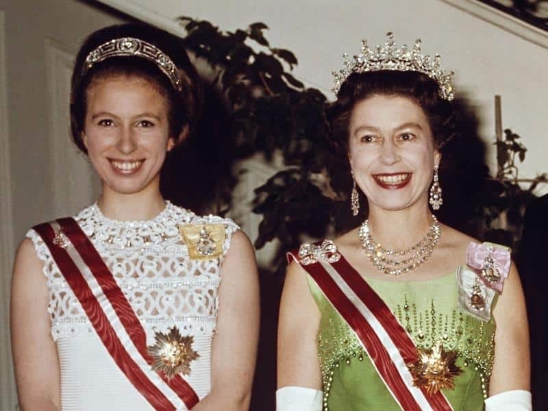 Η πριγκίπισσα Άννα και η βασίλισσα Ελισάβετ