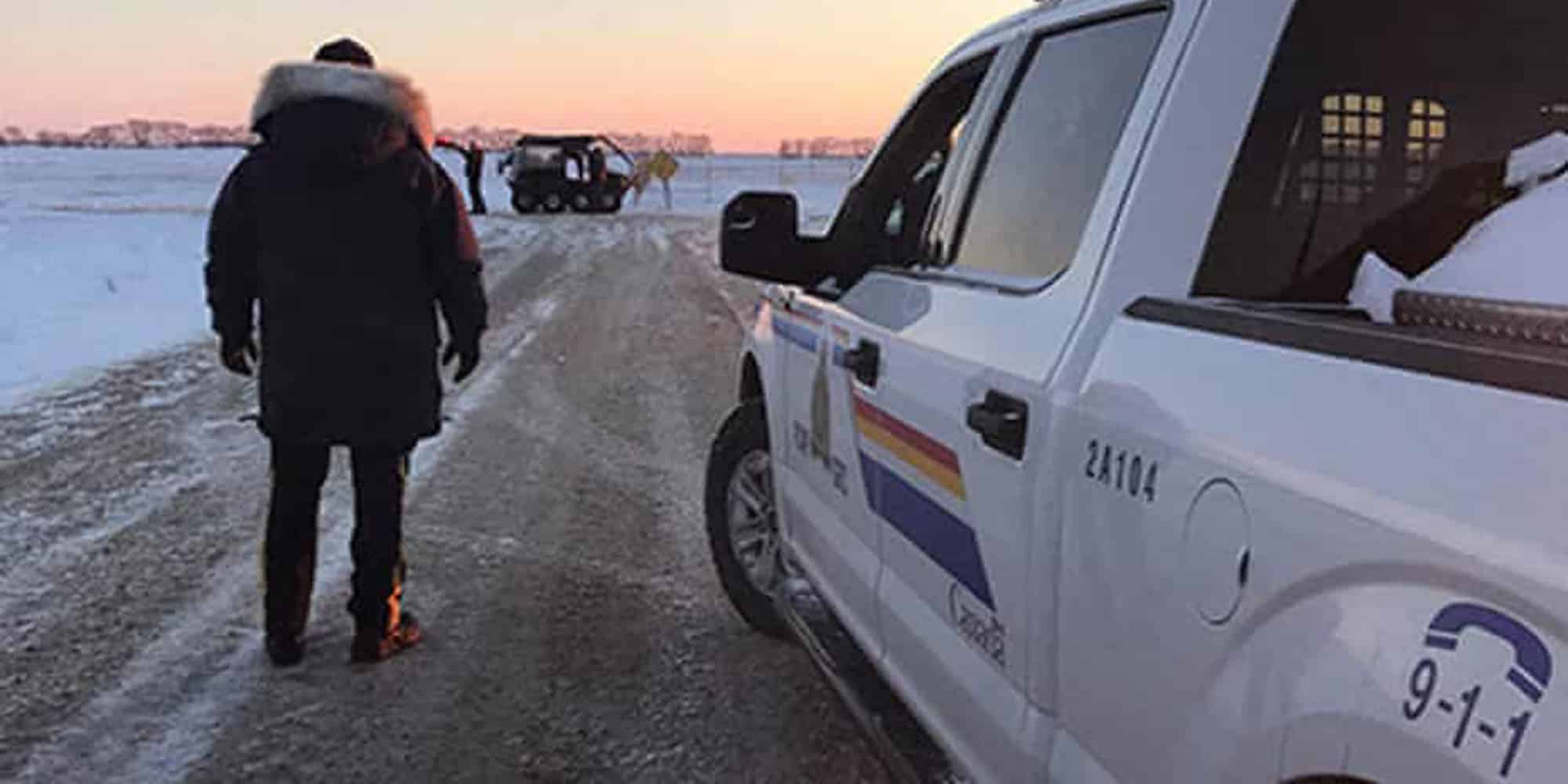 Το σημείο όπου βρέθηκαν νεκροί 4 μετανάστες στα σύνορα του Καναδά