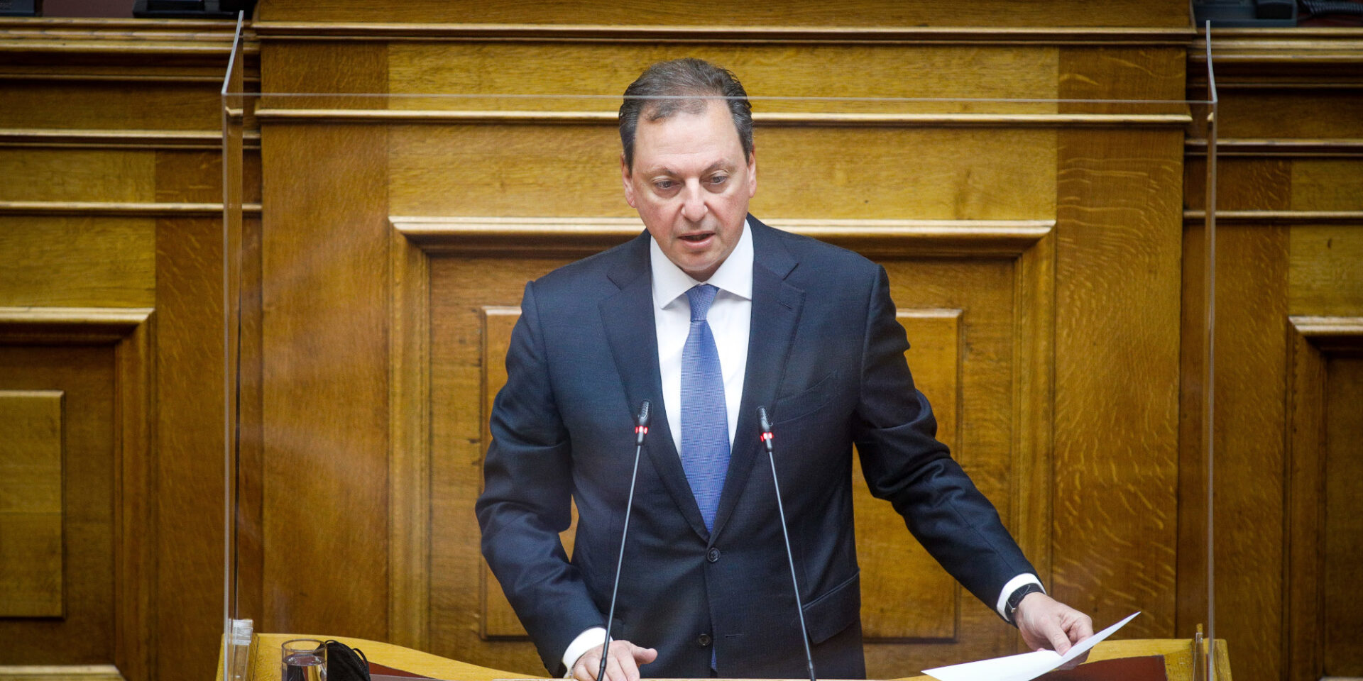 Ο υπουργός Αγροτικής Ανάπτυξης και Τροφίμων Σπήλιος Λιβανός