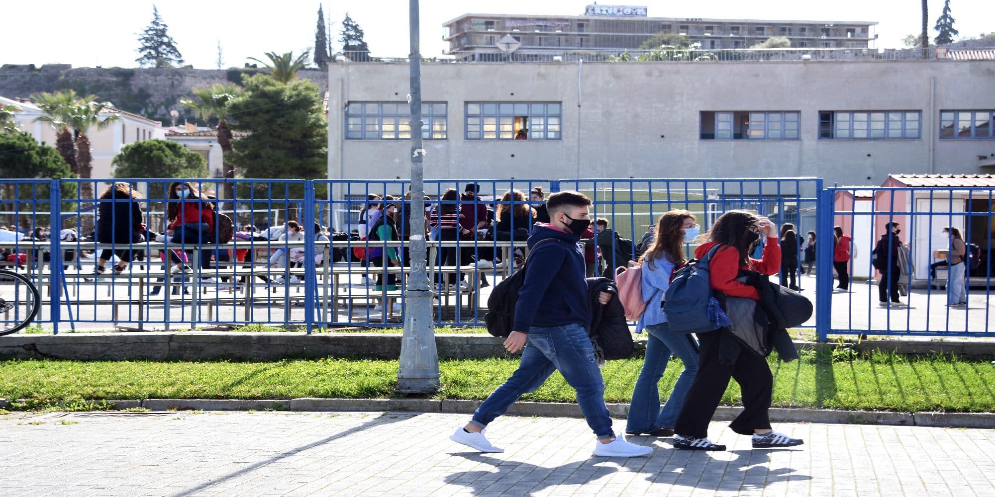 Μαθητές σε σχολείο στο Ναύπλιο