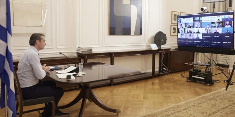 Μητσοτάκης: Παρουσίασε το ελληνικό τρίπτυχο αποτελεσματικής διαχείρισης της μετανάστευσης