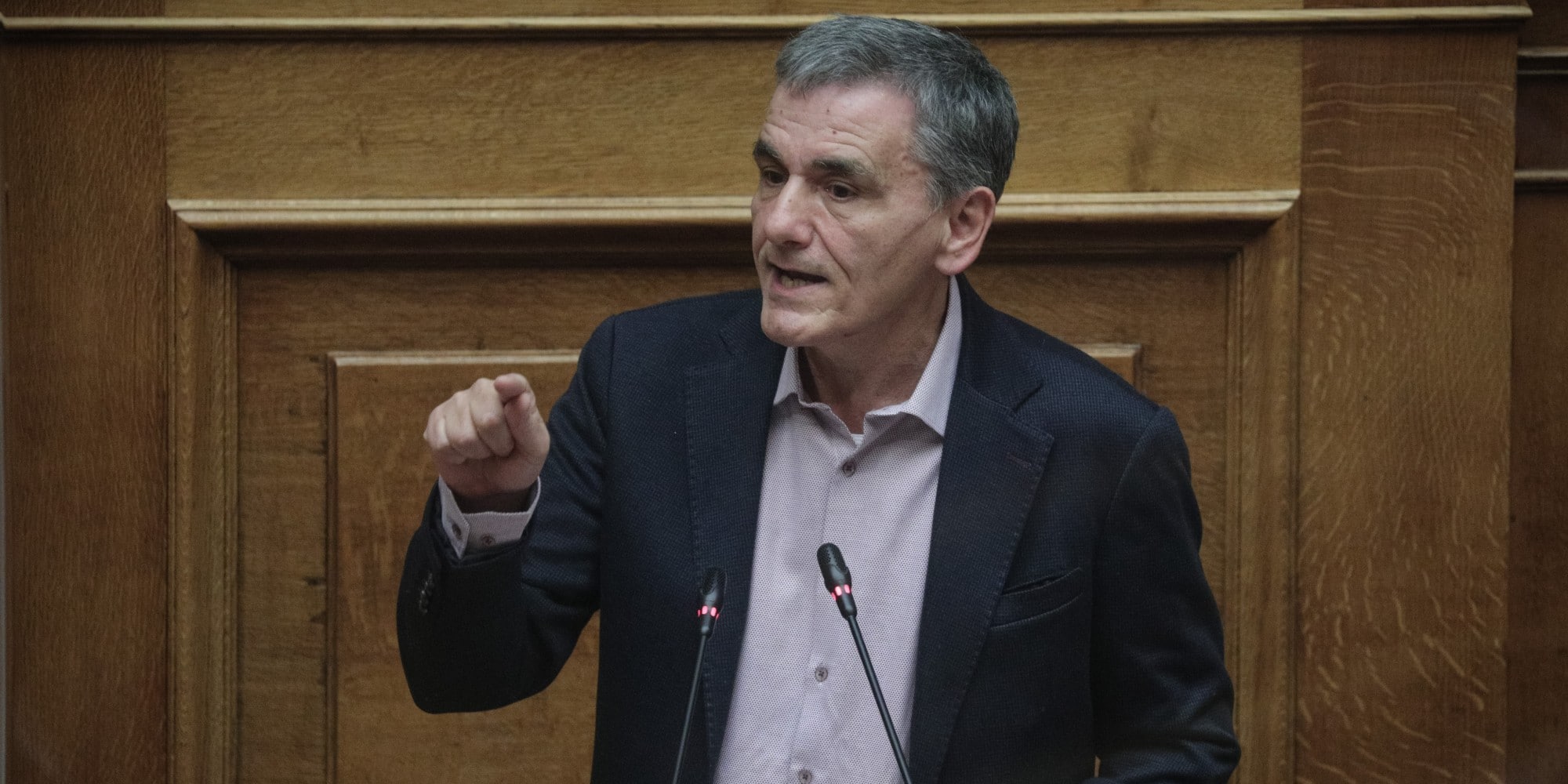 Ο κοινοβουλευτικός εκπρόσωπος του ΣΥΡΙΖΑ, Ευκλείδης Τσακαλώτος
