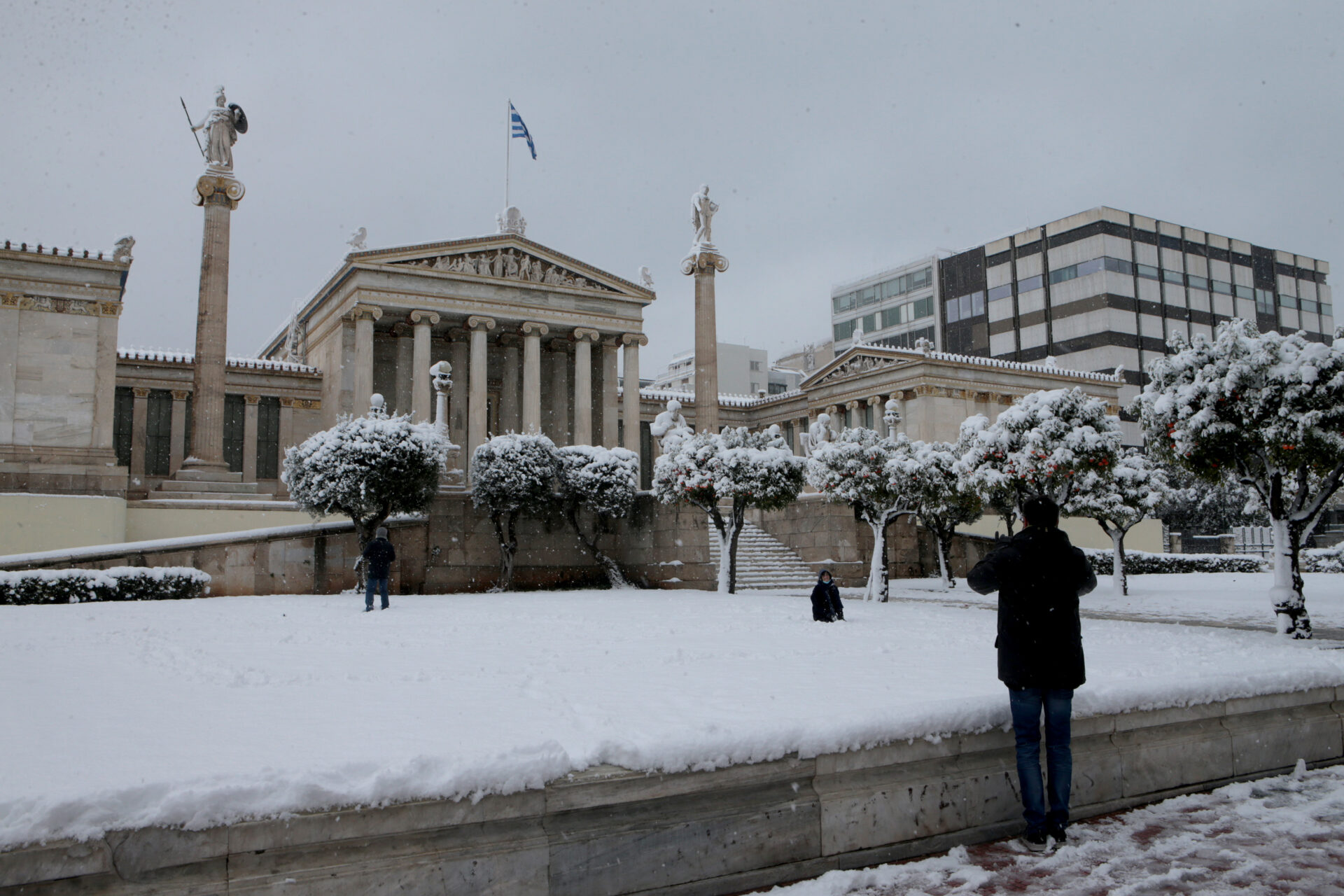 Χιόνια στην Αθήνα