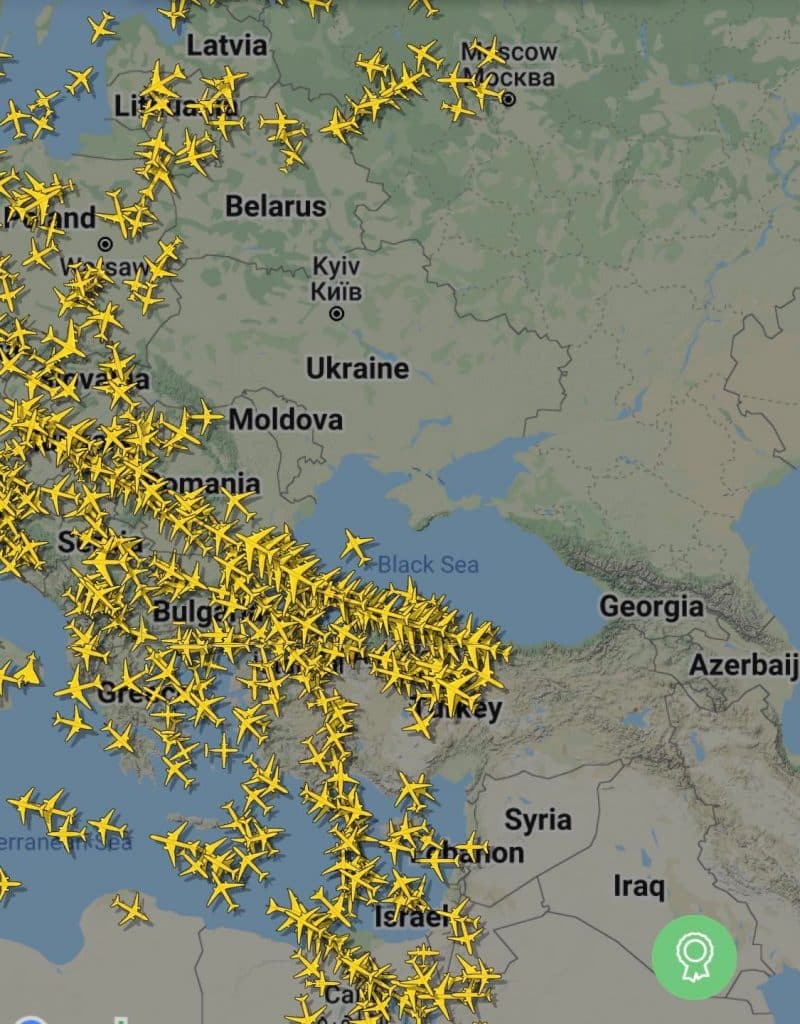 Εικόνα που προκαλεί τρόμο: Δεν πετά τίποτε πάνω από την Ουκρανία