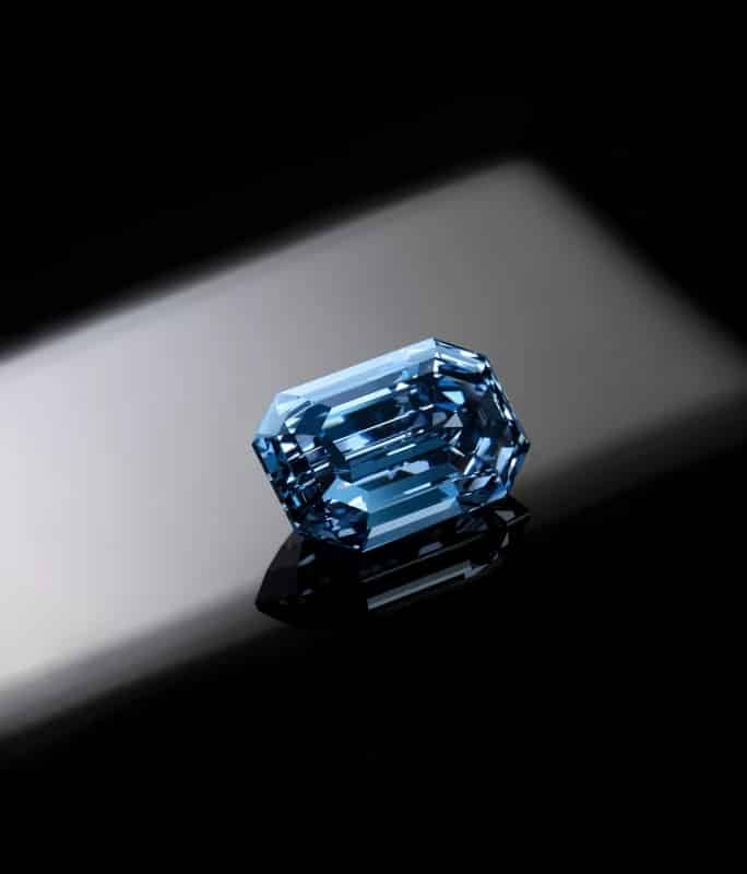 Το μπλε διαμάντι De Beers Cullinan Blue / Φωτογραφία: Sotheby's