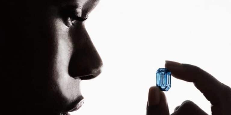 Μετά το μαύρο, το μεγαλύτερο μπλε διαμάντι βγαίνει σε δημοπρασία για 48 εκατ. δολάρια (εικόνες & βίντεο)