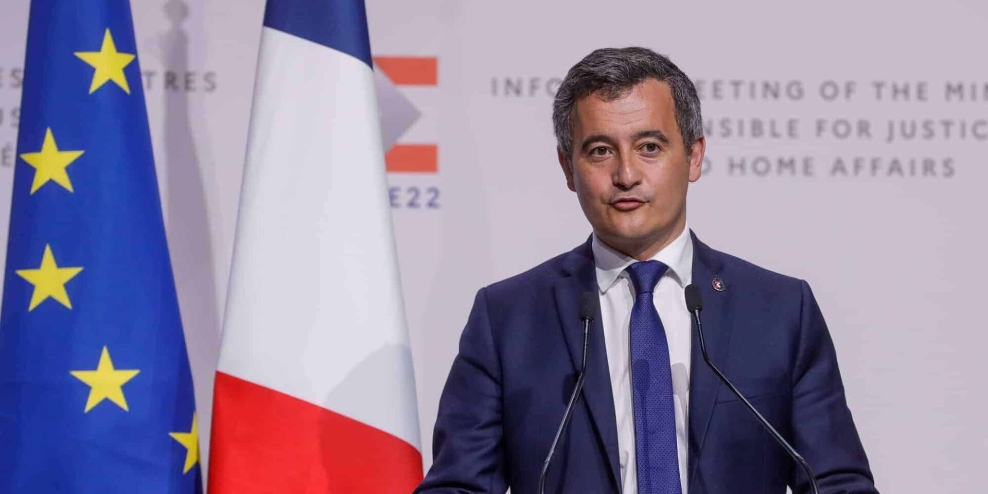 O Γάλλος υπουργός Εσωτερικών Ζεράλ Νταρμανέν