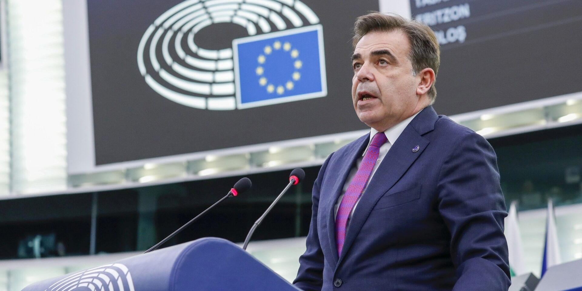 Ο αντιπρόεδρος της Κομισιόν Μαργαρίτης Σχοινάς