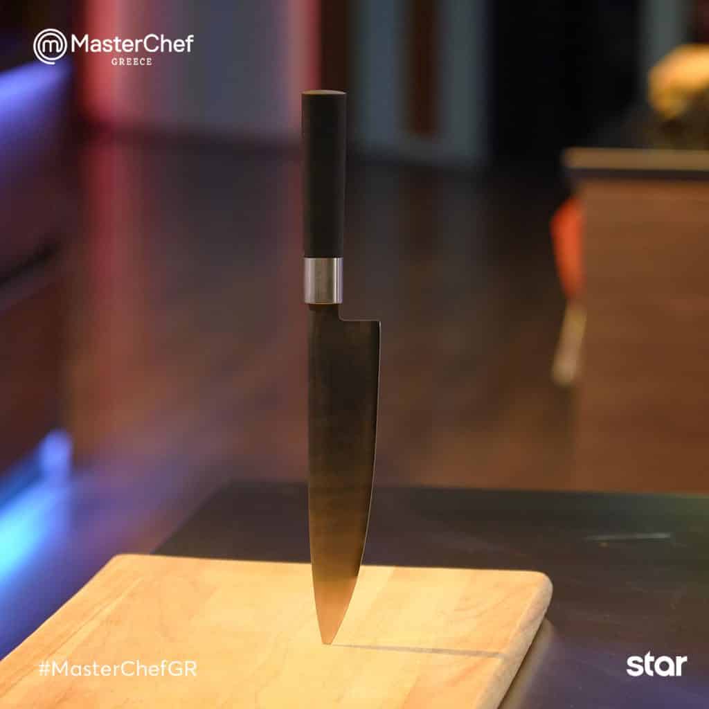 Μαχαίρι στην κουζίνα του MasterChef