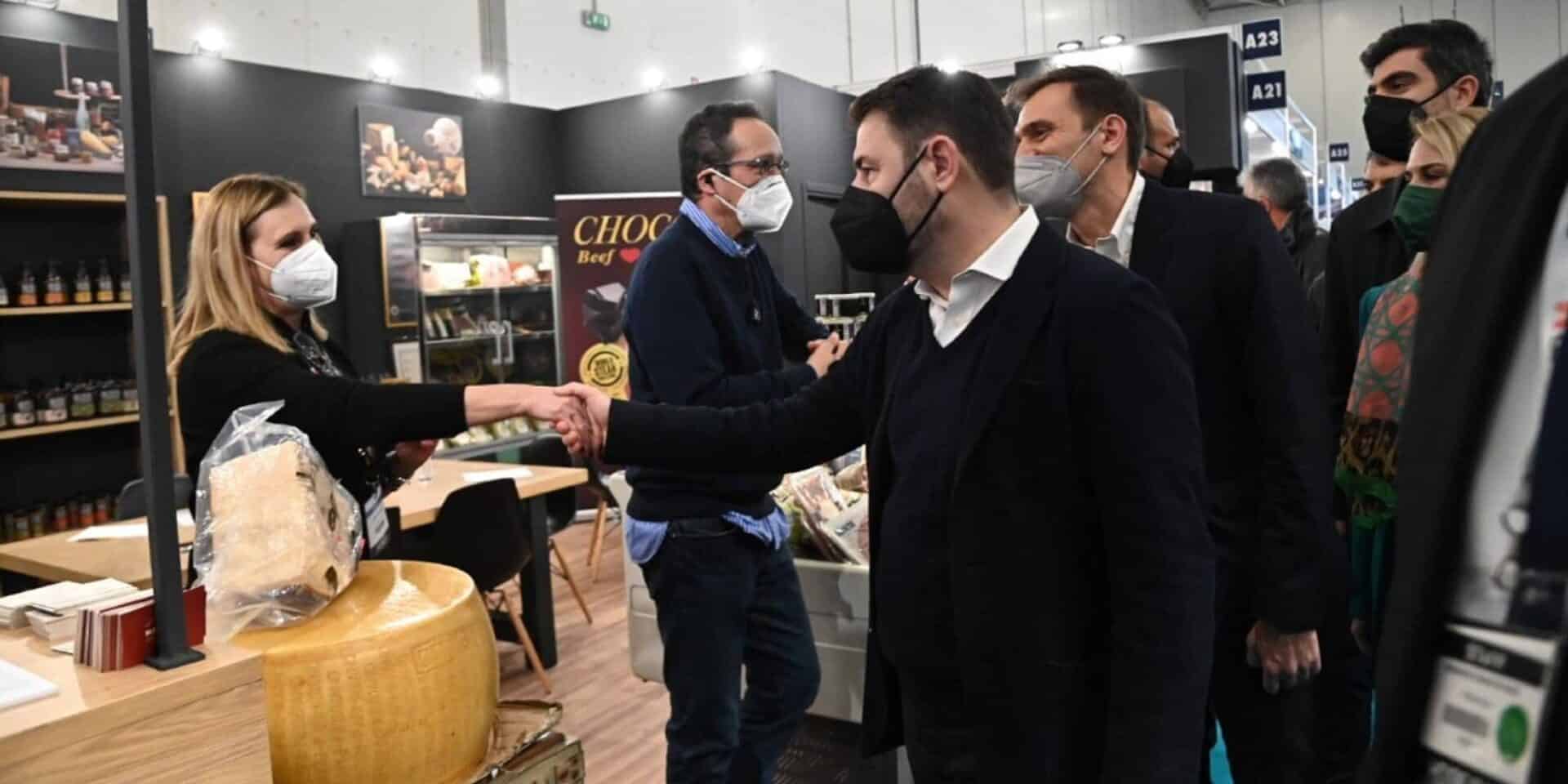 O Νίκος Ανδρουλάκης στην έκθεση Horeca