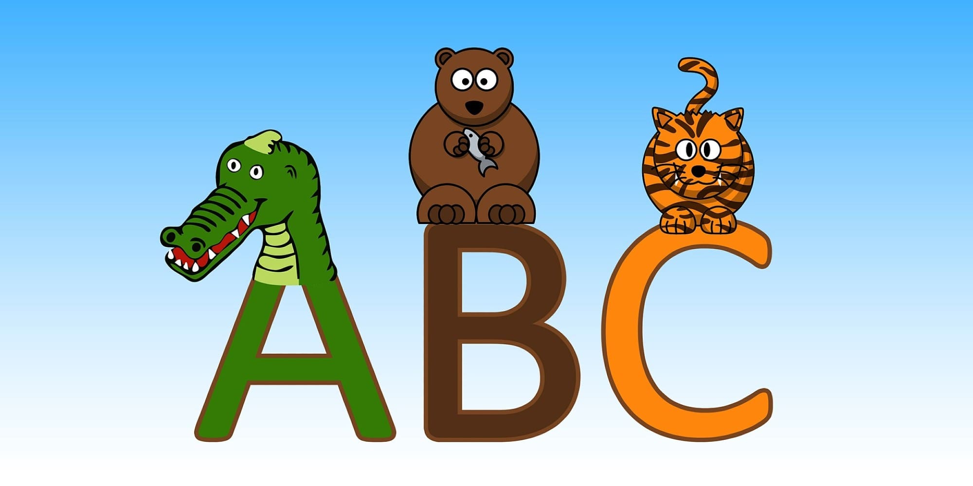 Τα γράμματα A, B και C