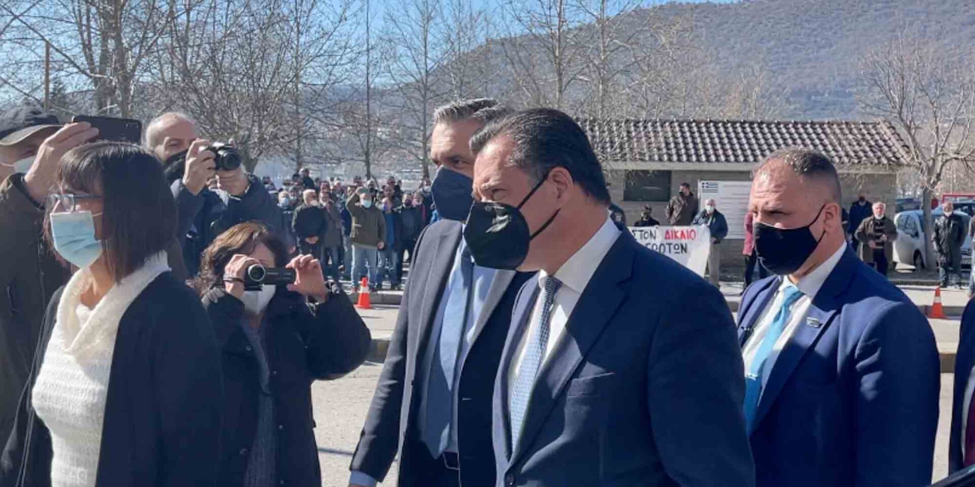 Ο υπουργός Ανάπτυξης και Επενδύσεων, Άδωνις Γεωργιάδης, στην Καστοριά