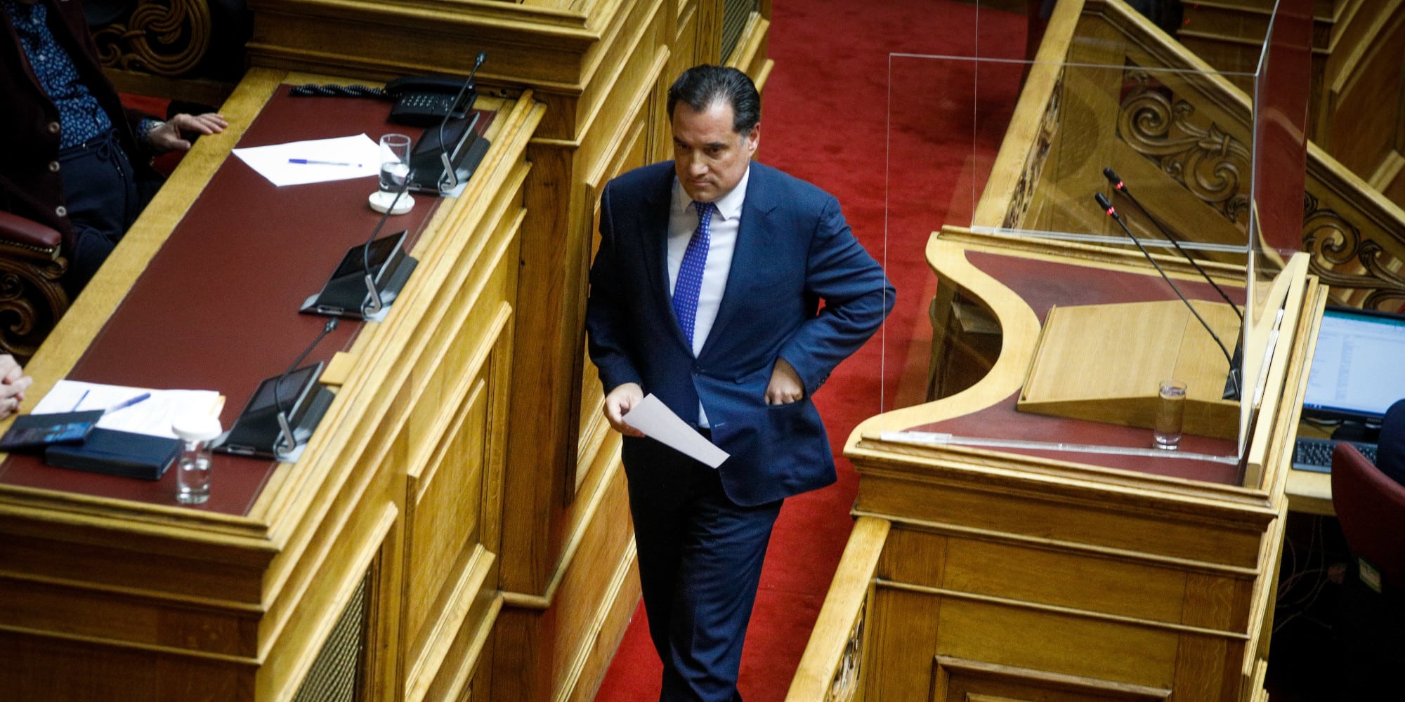 Ο υπουργός Ανάπτυξης Άδωνις Γεωργιάδης