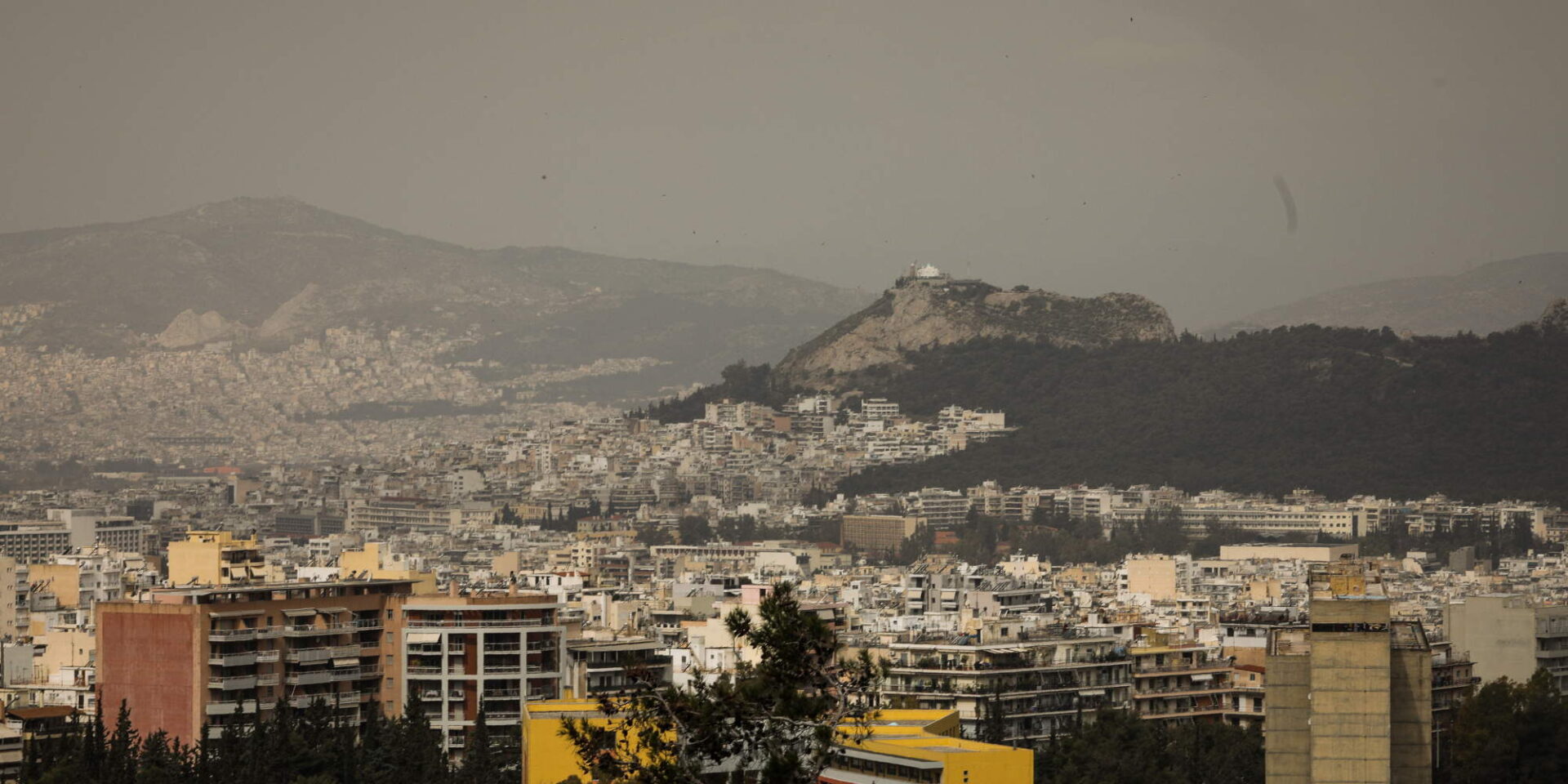 Αφρικανική σκόνη πάνω από την Αττική