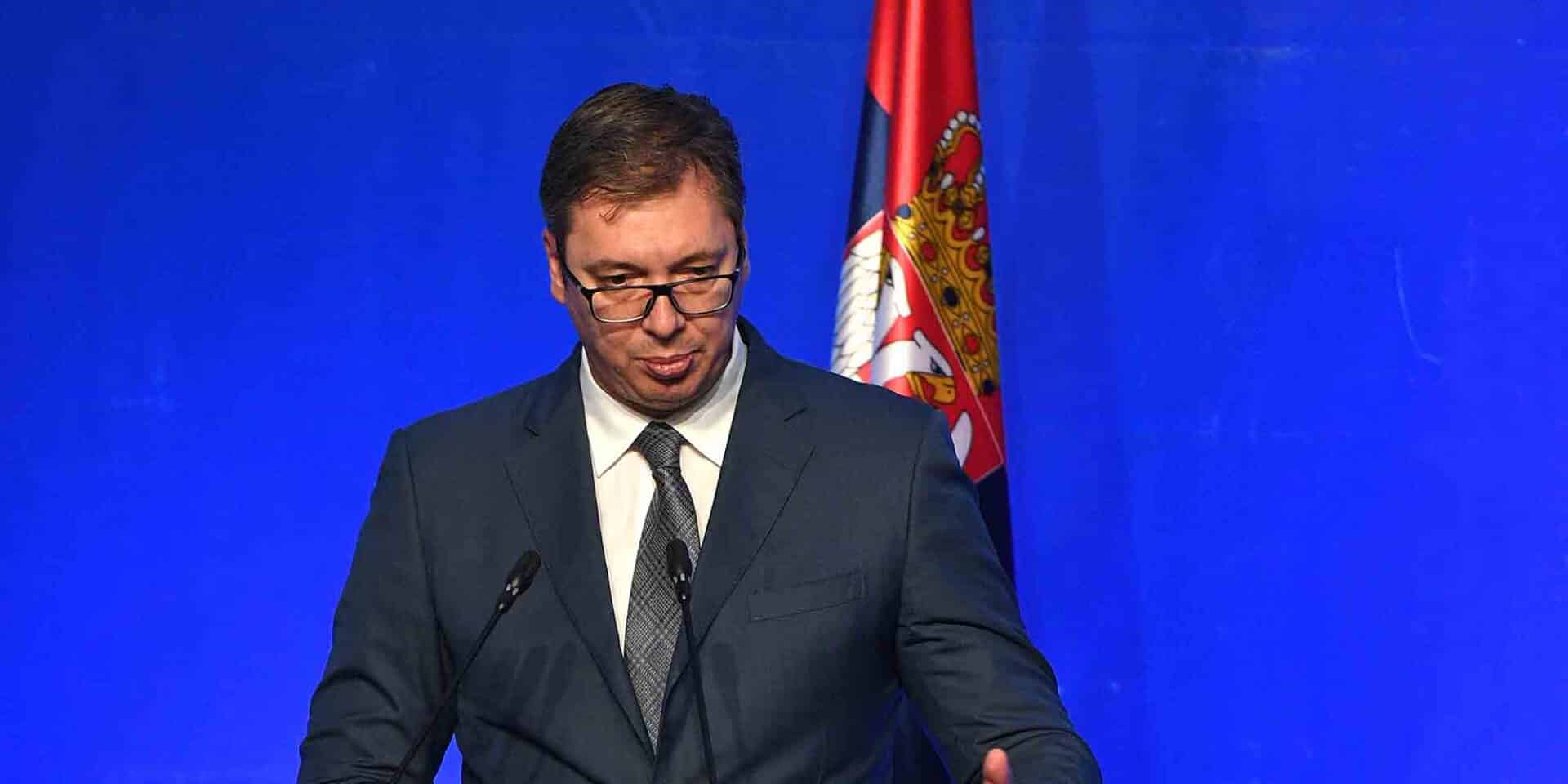 Ο πρόεδρος της Σερβίας Αλεξάνταρ Βούτσιτς