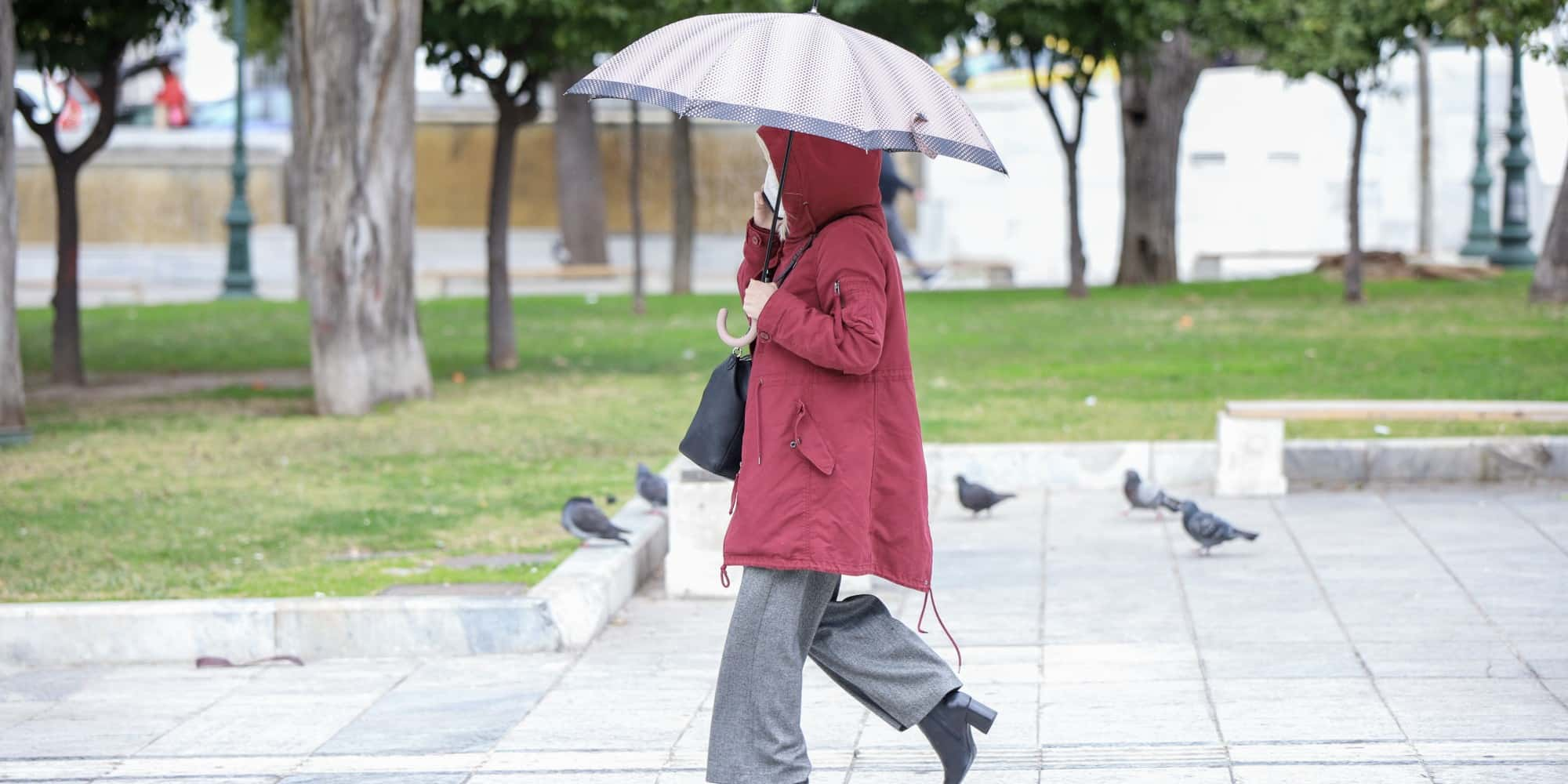 Βροχερός καιρός στην Αθήνα