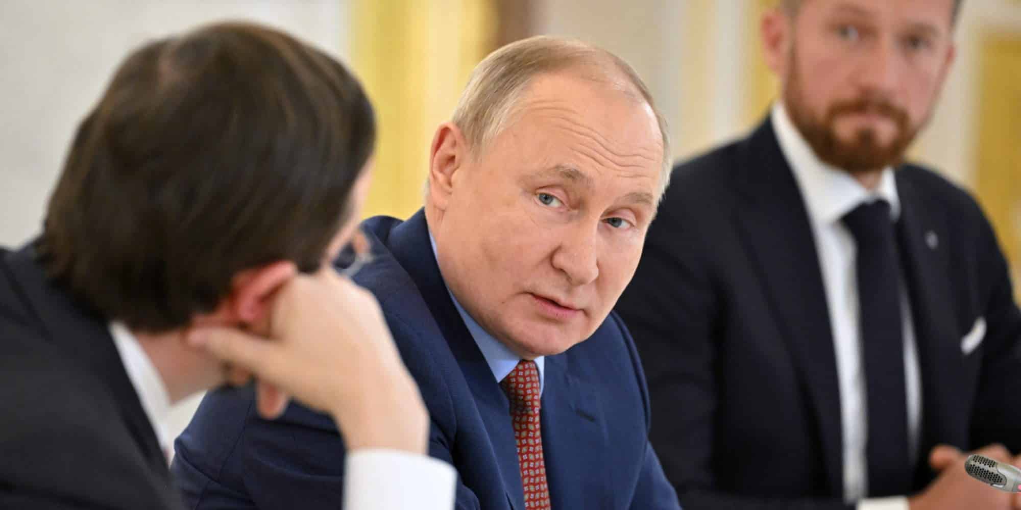 Ο Ρώσος πρόεδρος Βλαντιμίρ Πούτιν στο Κρεμλίνο