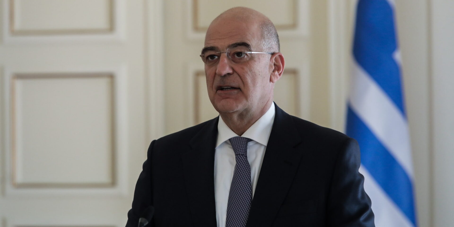 O υπουργός Εξωτερικών, Νίκος Δένδιας