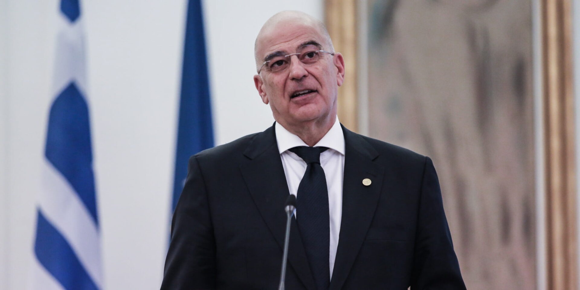 O υπουργός Εξωτερικών, Νίκος Δένδιας