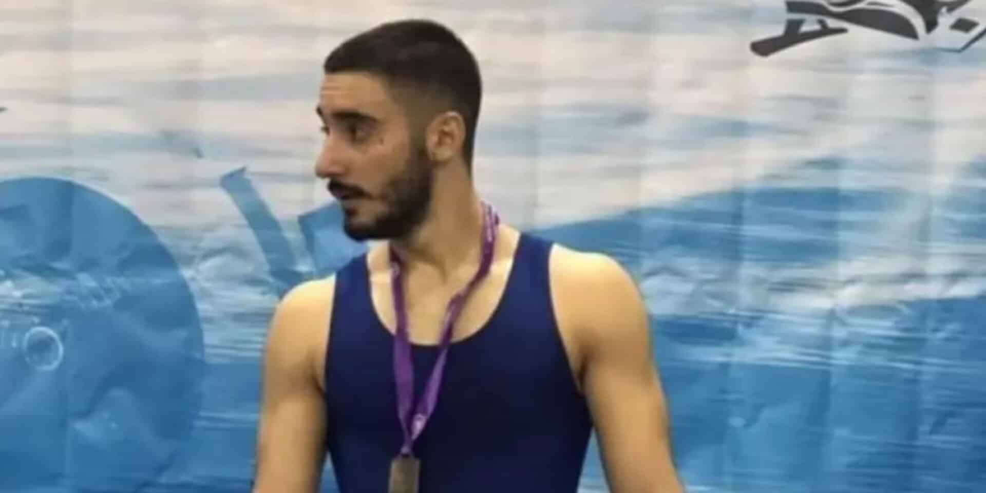Ο Δημήτρης Ευθυμίου σε βράβευσή του σε αγώνες κωπηλασίας