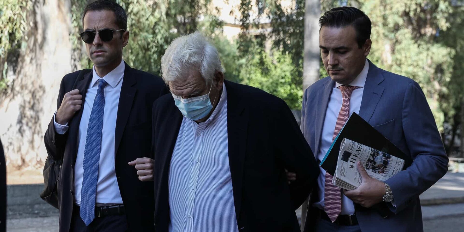 O Δημήτρης Κουτσολιούτσος στον ανακριτή