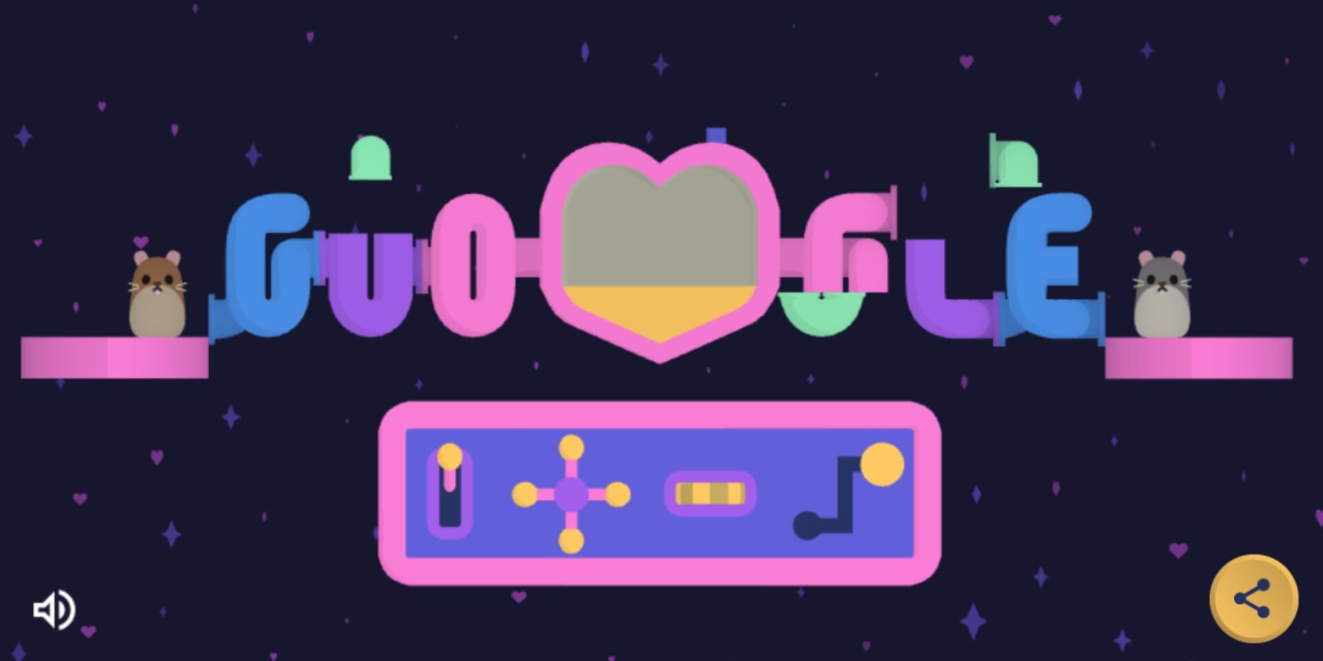 Το doodle της Google για τον Άγιο Βαλεντίνο