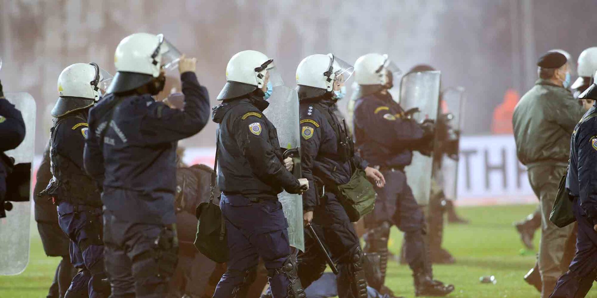 Οπαδική βία σε γήπεδο ποδοσφαίρου
