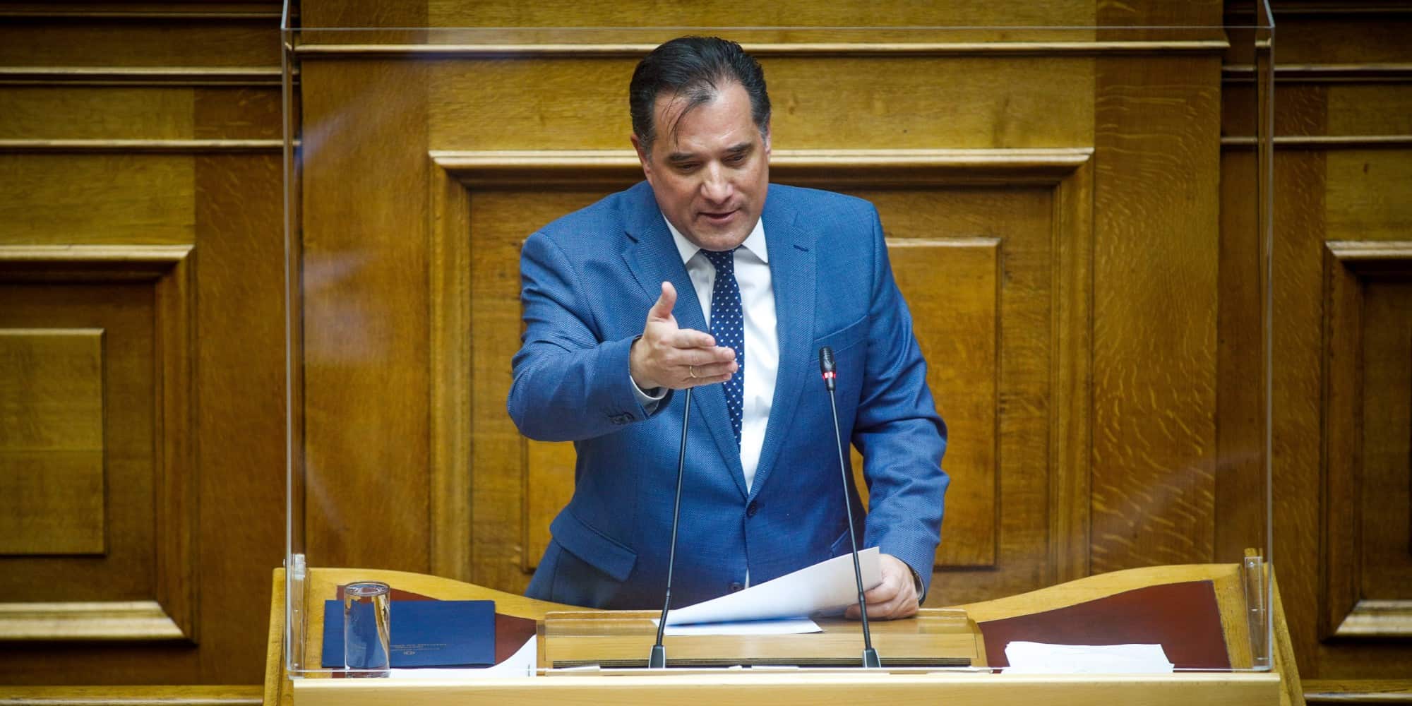O υπουργός Ανάπτυξης, Άδωνις Γεωργιάδης