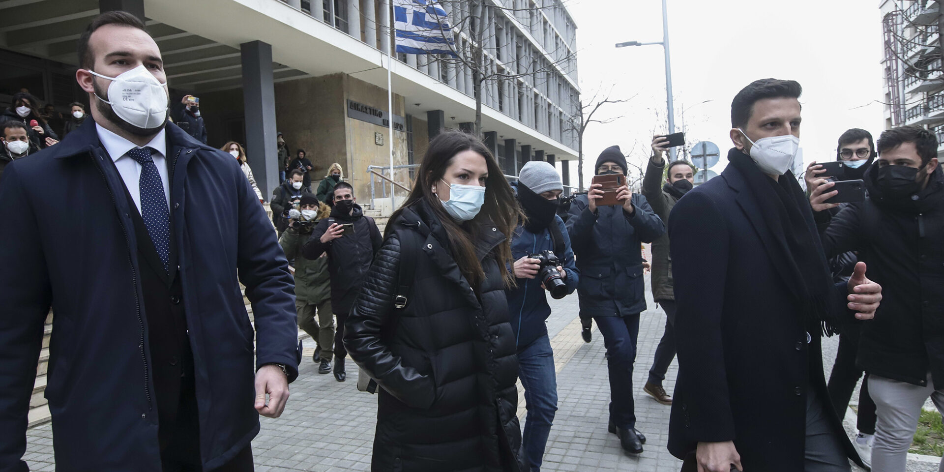 Η Γεωργία Μπίκα αναχωρεί από τον ανακριτή