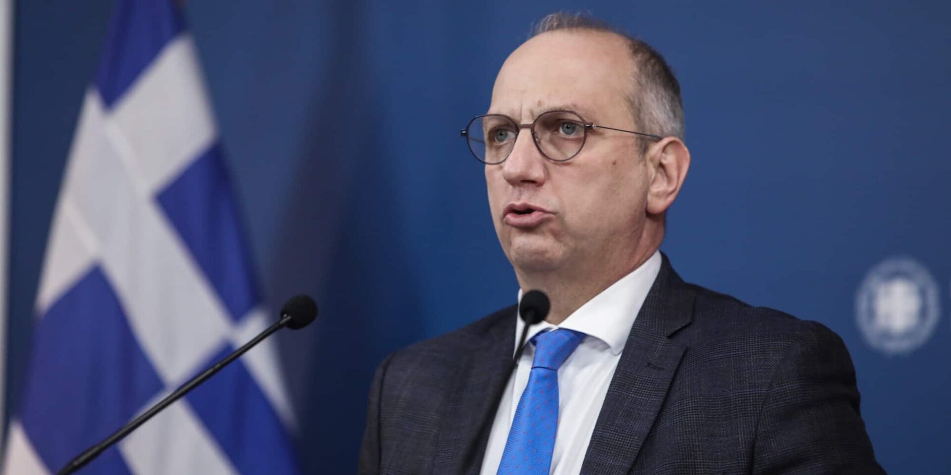 Ο Υφυπουργός παρά τω Πρωθυπουργώ και Κυβερνητικός Εκπρόσωπος Γιάννης Οικονόμου