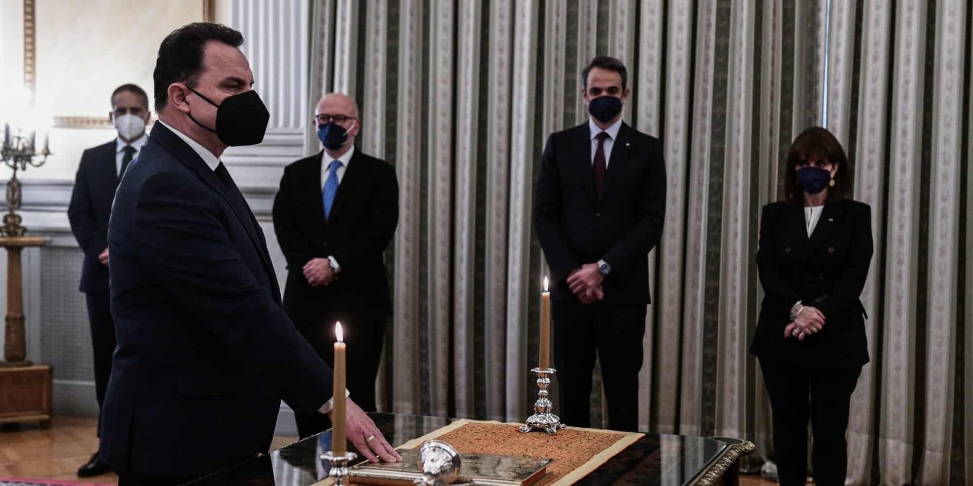 Η ορκωμοσία του Γιώργου Γεωργαντά