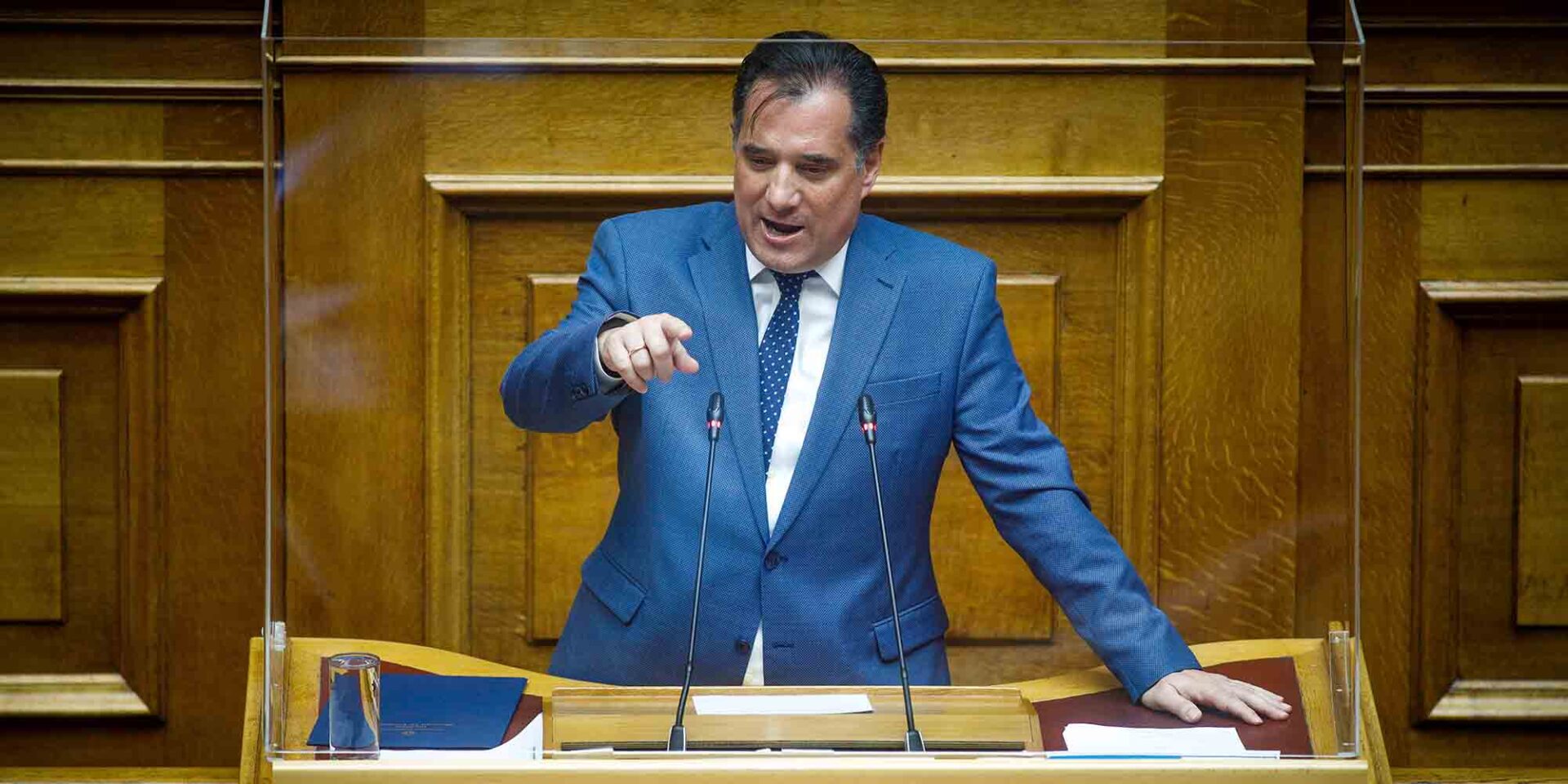 Ο υπουργός Ανάπτυξης και Επενδύσεων Άδωνις Γεωργιάδης