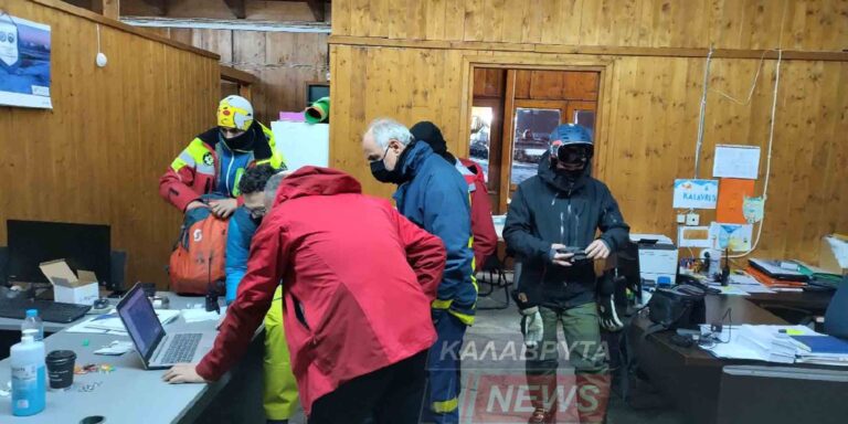 Καλάβρυτα: Χιονοστιβάδα εντόπισε το drone, στο σημείο όπου χάθηκαν τα ίχνη των 3 ορειβατών